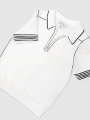 Reiss White Whorlton Polo Shirt - Image 1 of 3