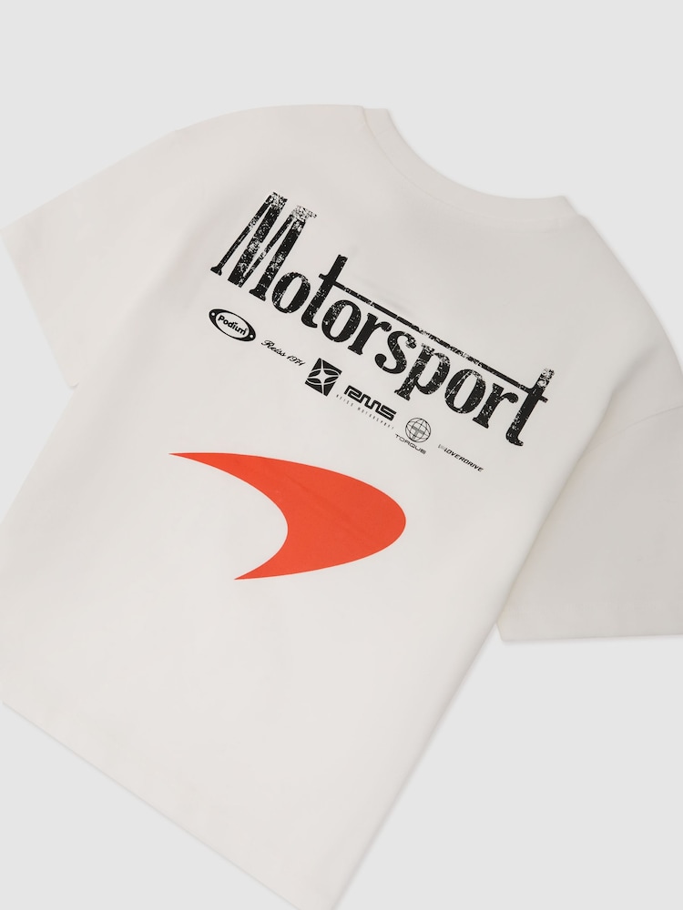 McLaren Racing Motorsport Relaxed T-Shirt Unisex-Fit - Image 3 of 3