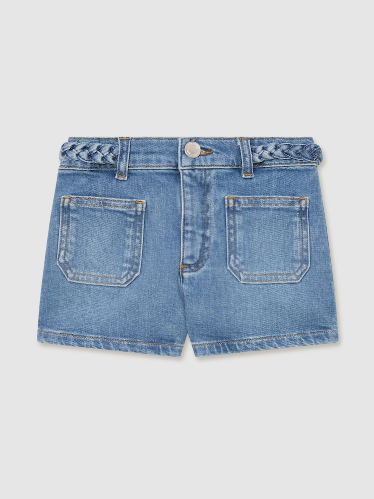 Reiss Denim Blue Ariel 3-9 yrs Shorts - Image 1 of 3