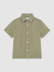 Reiss Thyme Green Holiday Shirt - Image 2 of 3
