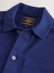 Blue Pocket Canvas Shacket - Image 3 of 3