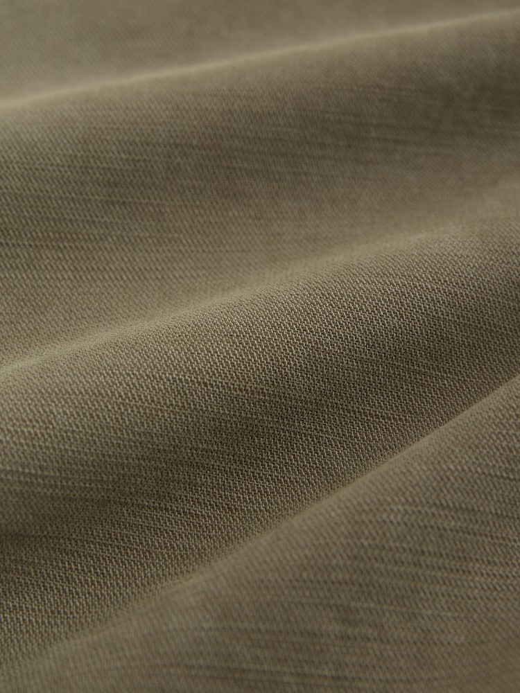 Khaki Green Chore Canvas Shacket - Image 5 of 5