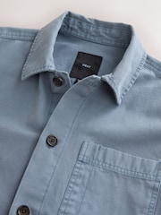 Blue Chore Canvas Shacket - Image 11 of 13