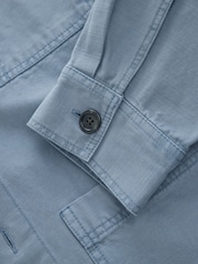 Blue Chore Canvas Shacket - Image 12 of 13