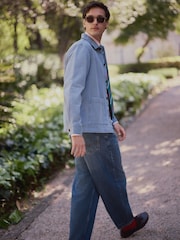 Blue Chore Canvas Shacket - Image 6 of 13