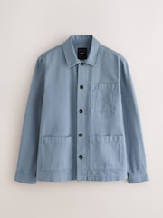 Blue Chore Canvas Shacket - Image 9 of 13