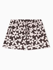 Emporio Armani White Flower Eagle Swim Boxer Swim Shorts - תמונה 3 מתוך 4