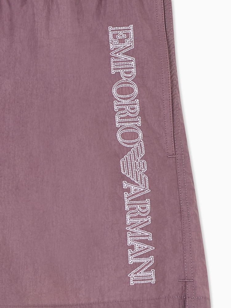 Emporio Armani Embroidery Logo Swim Pink Boxers - Image 4 of 4