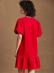 Ro&Zo Red Baby Cord Mini Dress - Image 4 of 4