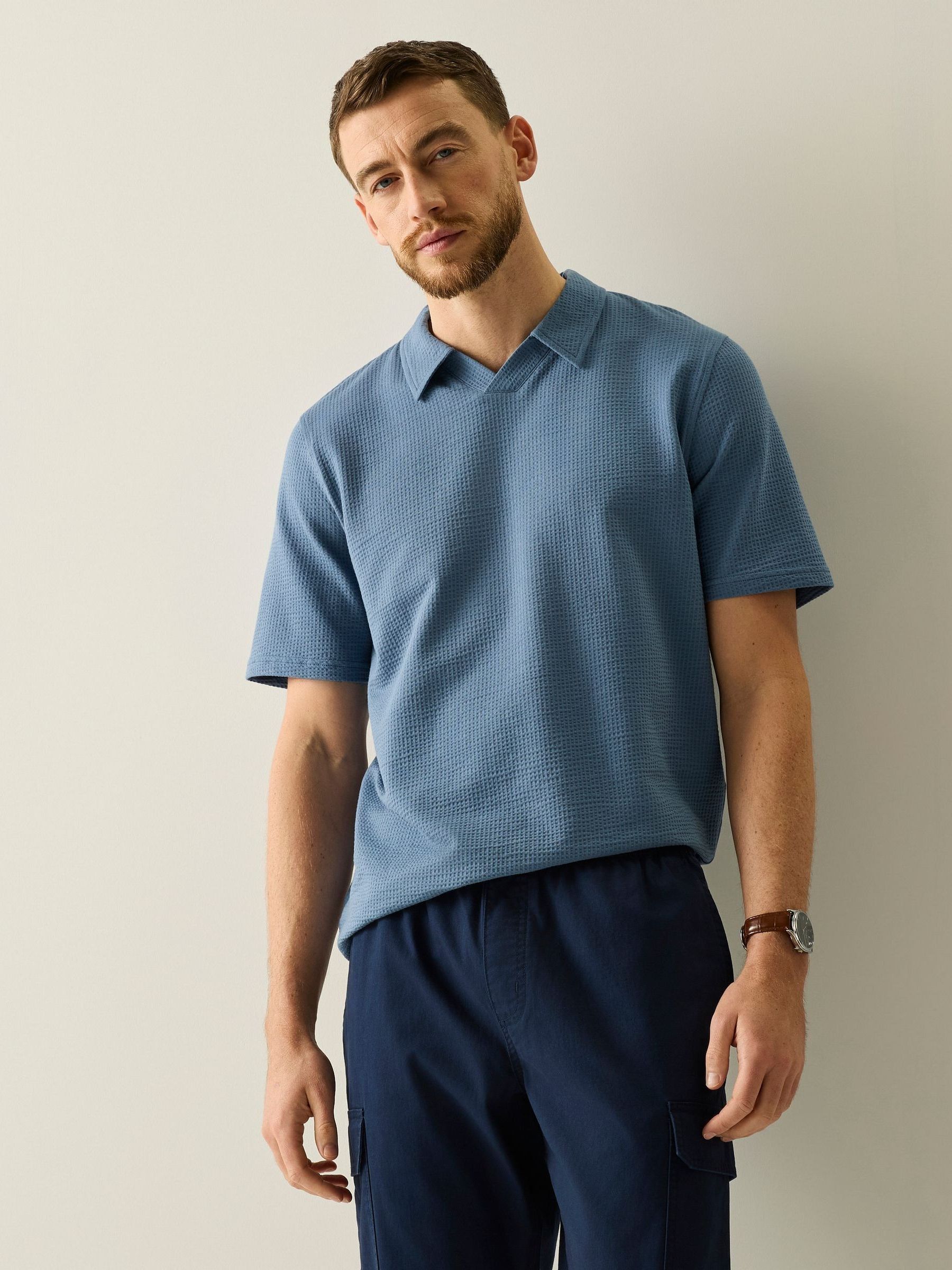 Regatta Men' Blue Delray Polo in Size S, Sports Direct - Image 3