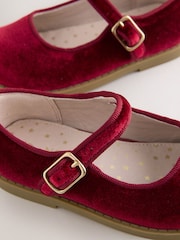 Red Square Toe Mary Jane Shoes - Image 3 of 5
