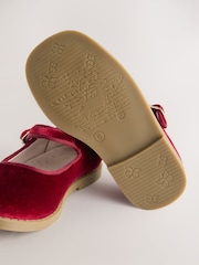 Red Square Toe Mary Jane Shoes - Image 4 of 5