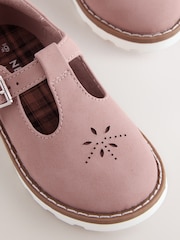 Pink Wide Fit (G) T-Bar Shoes - Image 4 of 5