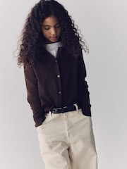 The Set 3 Pack Knitted Cardigans Pink/Light Pink/Brown - Image 3 of 6