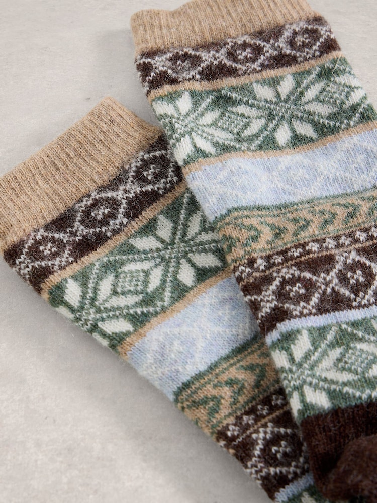 White Stuff Green In A Box Cosy Mens Socks - Image 5 of 5