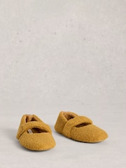 White Stuff Yellow Borg Mary Jane Slippers - Image 2 of 4