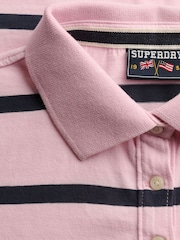 Rozo/Plavo - Polo majica Superdri Pikue Jersey - Slika 4 od 4