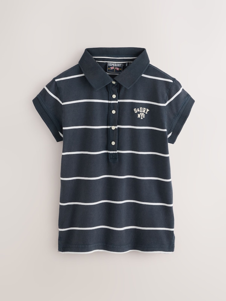 Superdry Navy Polo Shirt - Image 1 of 1