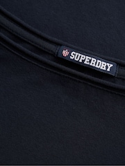 Superdry Navy Bardot Short-Sleeved Top - Image 2 of 2