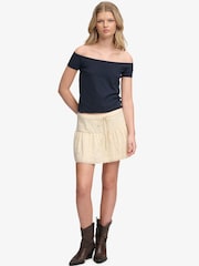 Superdry Navy Athletic Essentials Ruched Top - Image 5 of 7