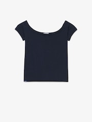 Superdry Navy Athletic Essentials Ruched Top - Image 6 of 7