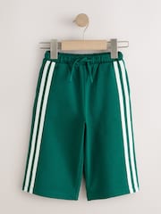 Green Wide Leg Side Stripe Joggers (3mths-7yrs) - Image 1 of 4