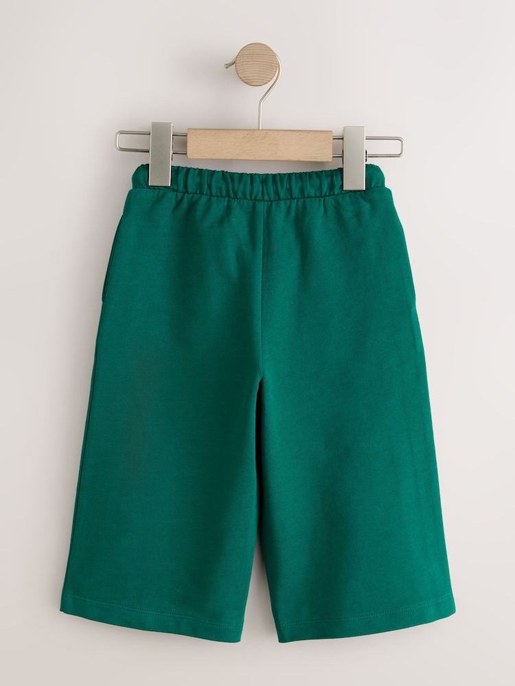 Green Wide Leg Side Stripe Joggers (3mths-7yrs) - Image 2 of 4