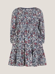 Monsoon Blue Ditsy Floral Long Sleeve Dress - Image 1 of 3