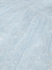 Monsoon Blue Ahanna Flutter Sleeve Sequin Party Dress - Image 3 of 3