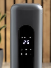 Electrolux Grey 2000W Digital Close-Fin Oil Heater - Image 2 of 6