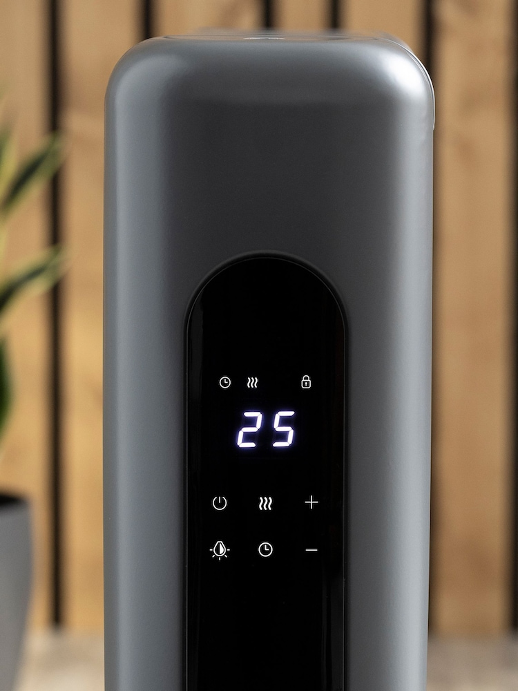 Electrolux Grey 2000W Digital Close-Fin Oil Heater - Image 2 of 6