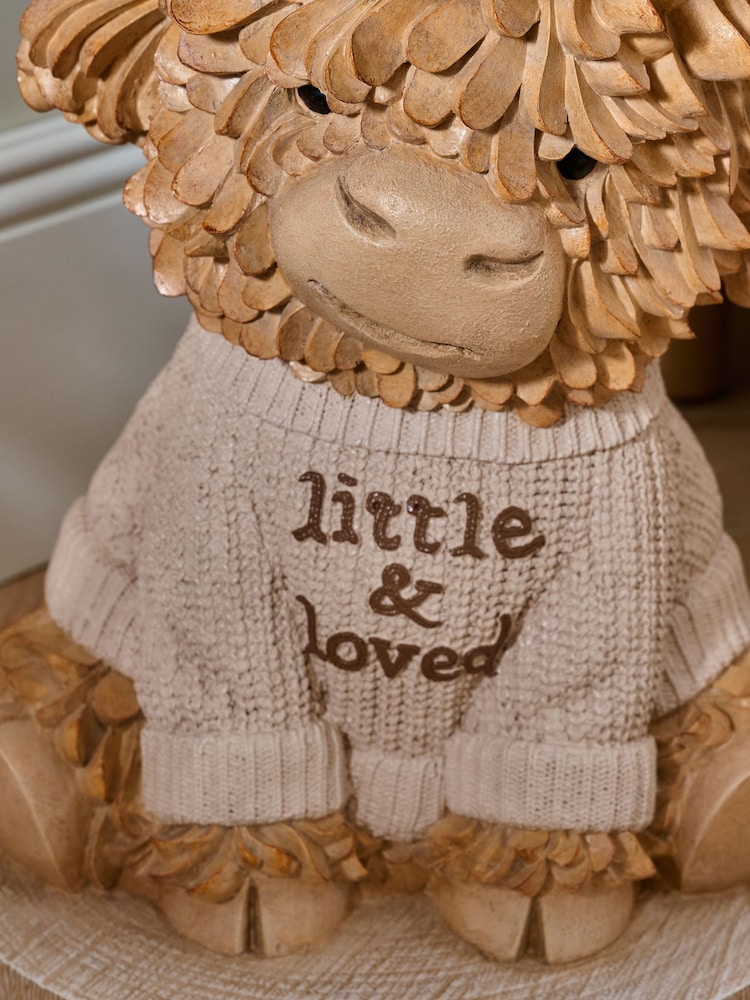 Natural Hamish Highland Cow Bedside Table - Image 2 of 4 Natural Hamish Highland Cow Bedside Table - Image 2 of 4