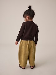 橄欖綠 - 柔軟燈芯絨長褲（3 個月-7 歲） - 圖片 3，共 8