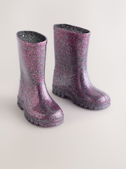 ខ្មៅ - Glitter Wellies - រូបភាព 1 នៃ 5