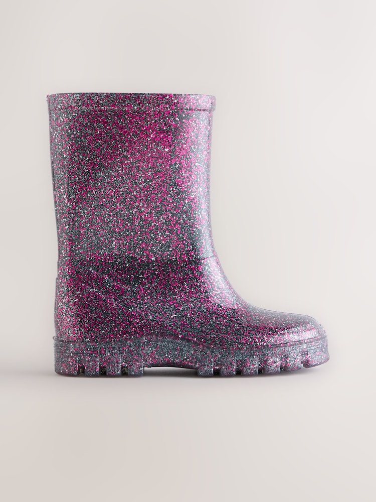 ខ្មៅ - Glitter Wellies - រូបភាព 2 នៃ 5 ខ្មៅ - Glitter Wellies - រូបភាព 2 នៃ 5