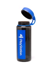 Vanilla Underground Black PlayStation Logo Print & Console Logos Screw Water Bottle - Image 2 of 6