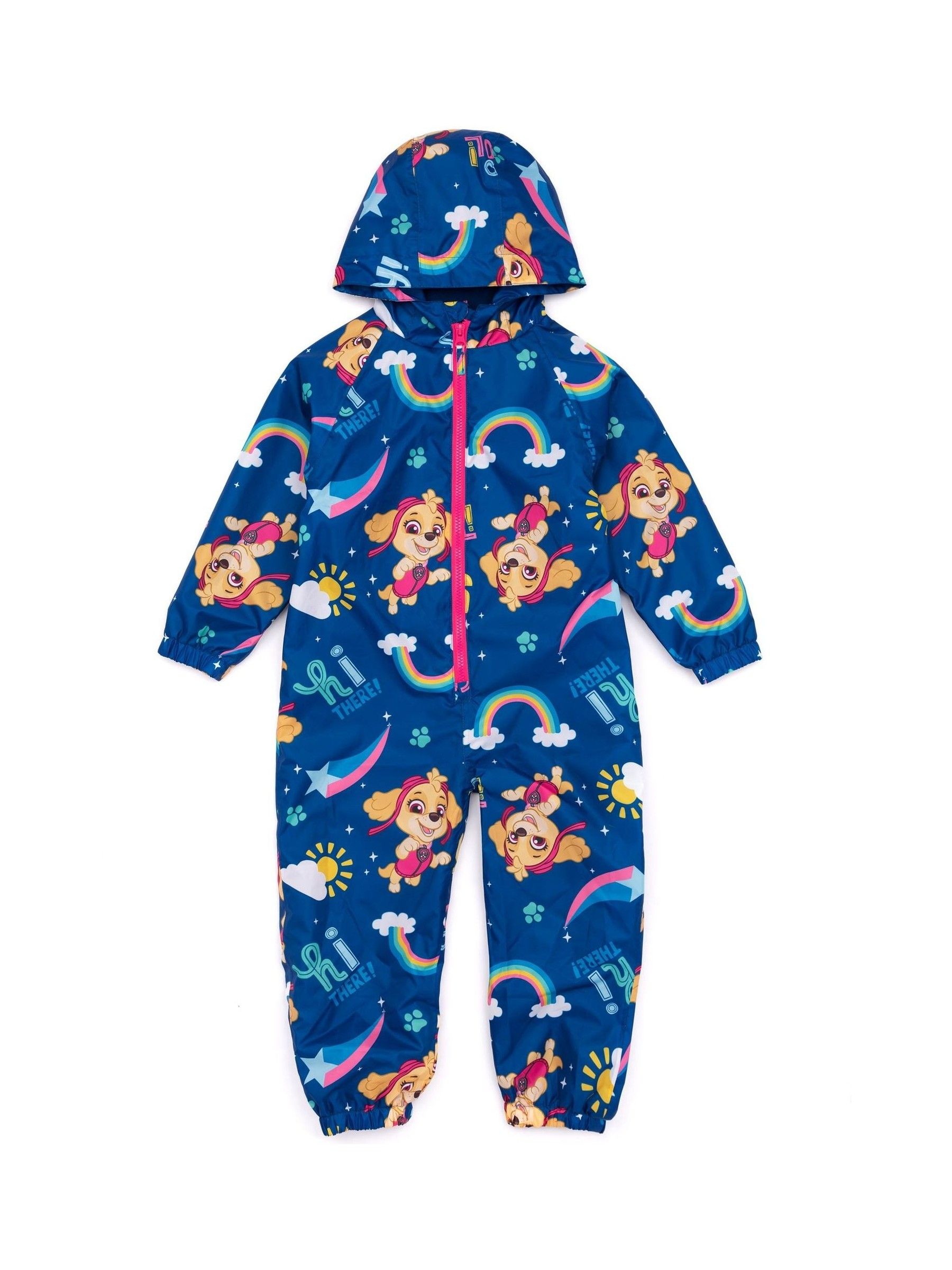 Paw Patrol Women's Blue Girl's Puddle Suit | | Official Merch | Size: 6-7 Years - Image 4