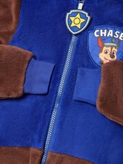 Vanilla Underground Blue Paw Patrol Unisex Chase Applique Face Onesie - Image 8 of 8