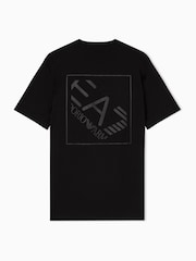 EA7 Logo Black T-Shirt - Image 6 of 7