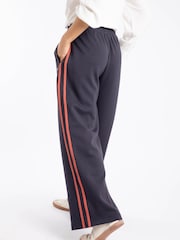 Weird Fish Blue Ivy Jersey Wide Leg Trousers - Image 2 of 8