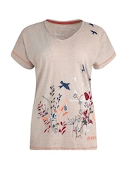 Weird Fish Swirling Swallows Printed Graphic T-Shirt - Imagen 7 de 8