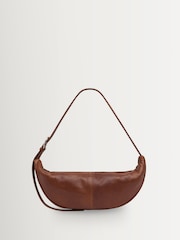 St Agni Brown Adjustable Slim Crescent Bag - Image 1 of 5