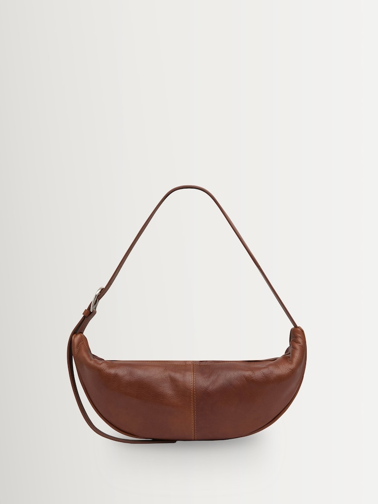 St Agni Brown Adjustable Slim Crescent Bag - Image 1 of 5