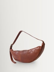 St Agni Brown Adjustable Slim Crescent Bag - Image 2 of 5