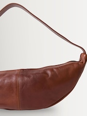 St Agni Brown Adjustable Slim Crescent Bag - Image 5 of 5