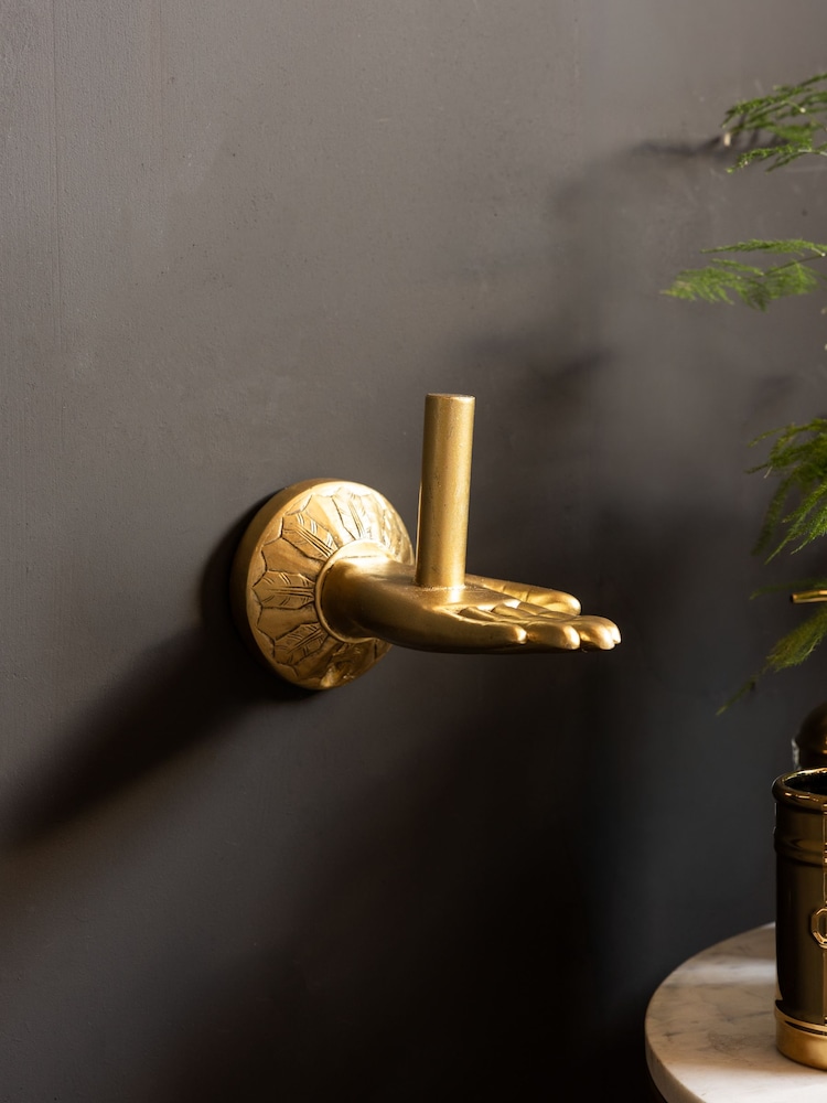 Rockett St George Gold Hand Toilet Roll Holder - Image 2 of 6 Rockett St George Gold Hand Toilet Roll Holder - Image 2 of 6