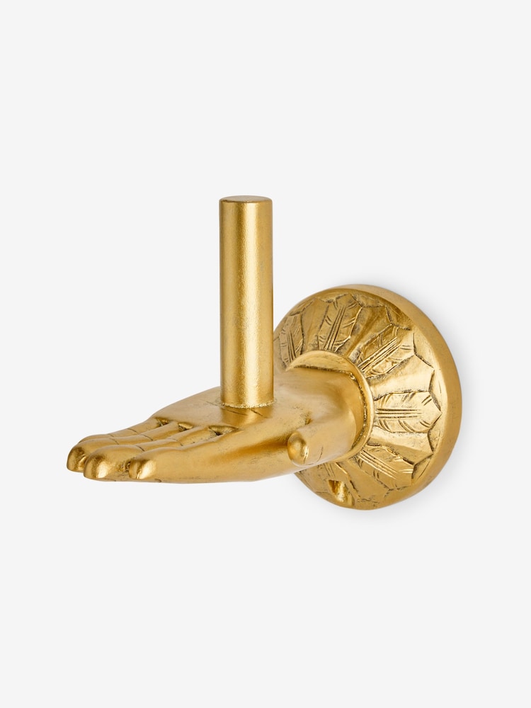 Rockett St George Gold Hand Toilet Roll Holder - Image 6 of 6 Rockett St George Gold Hand Toilet Roll Holder - Image 6 of 6