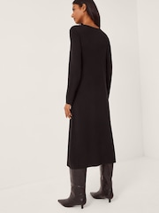 Monsoon Black Bee Bow Knit Midi Dress - Image 2 of 4