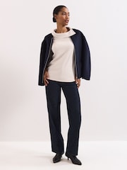 Phase Eight Brown Remy Textured Top - Image 6 of 7