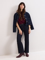 Phase Eight Red Paige Ponte Top - Image 6 of 7